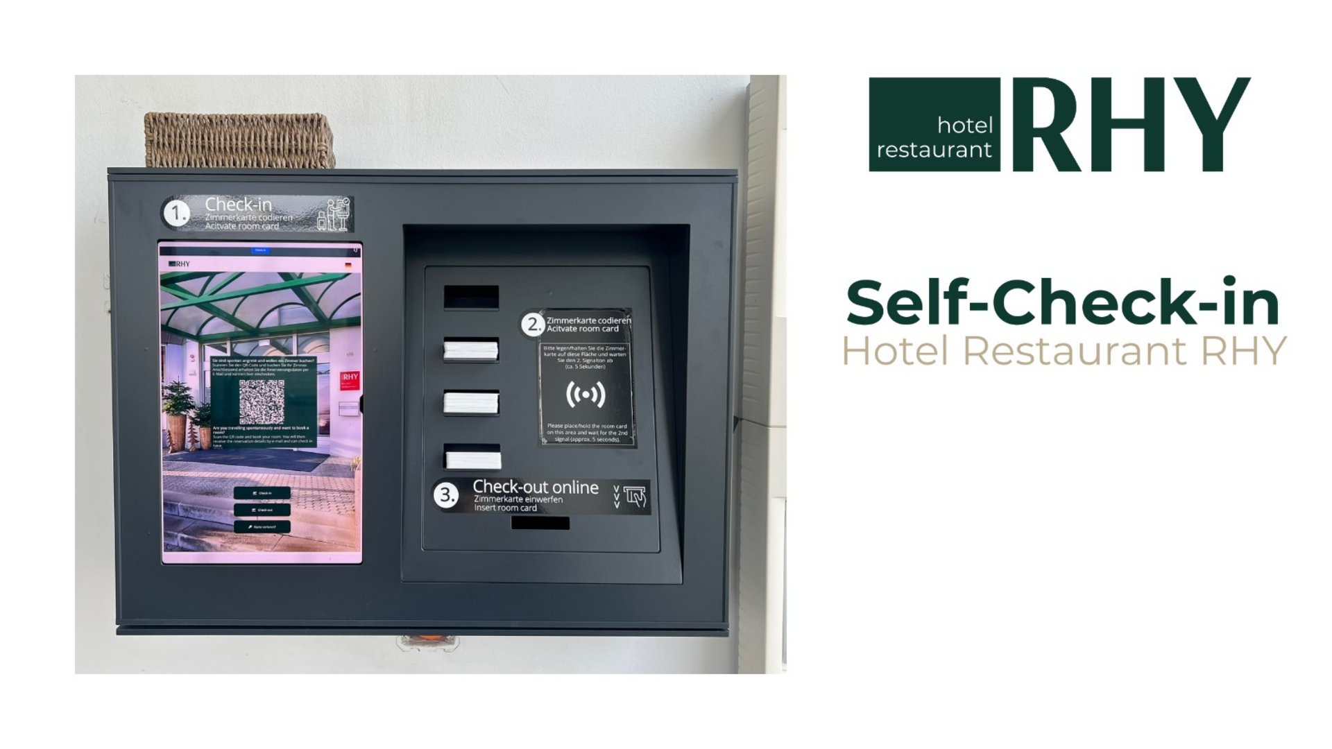 Self-Check-in Hotel Rhy Self-Check-in / 24 Stunden einfach ein- und auschecken